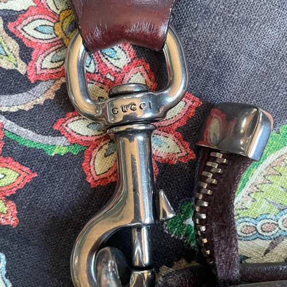 Gucci Dark Brown Leather Crossbody Bag - Picture 10 of 13